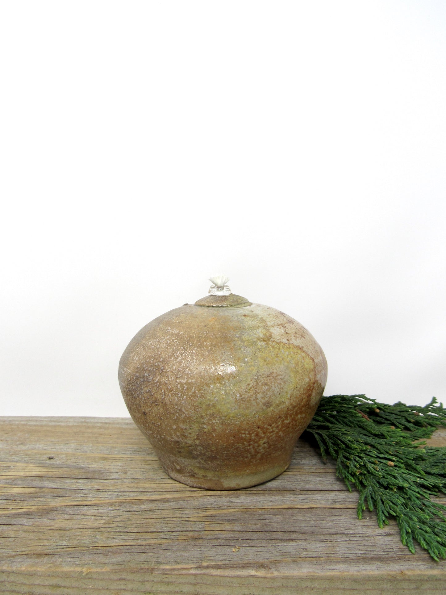 Wood Fired Oil Candle