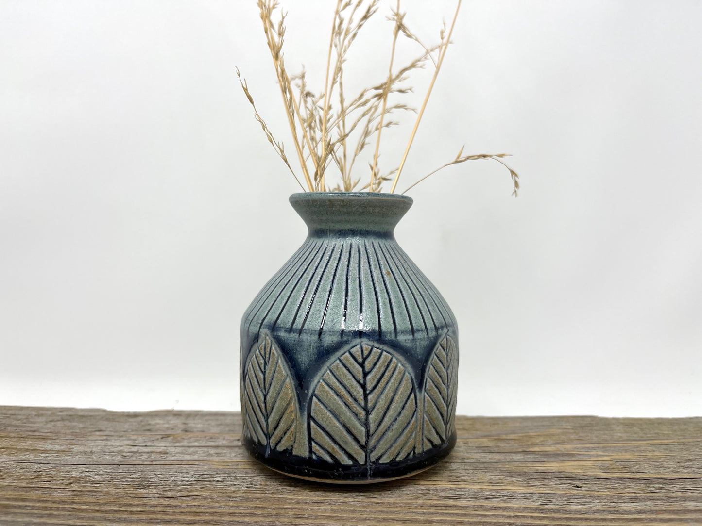 Art Deco Bud Vase in Blue Ridge