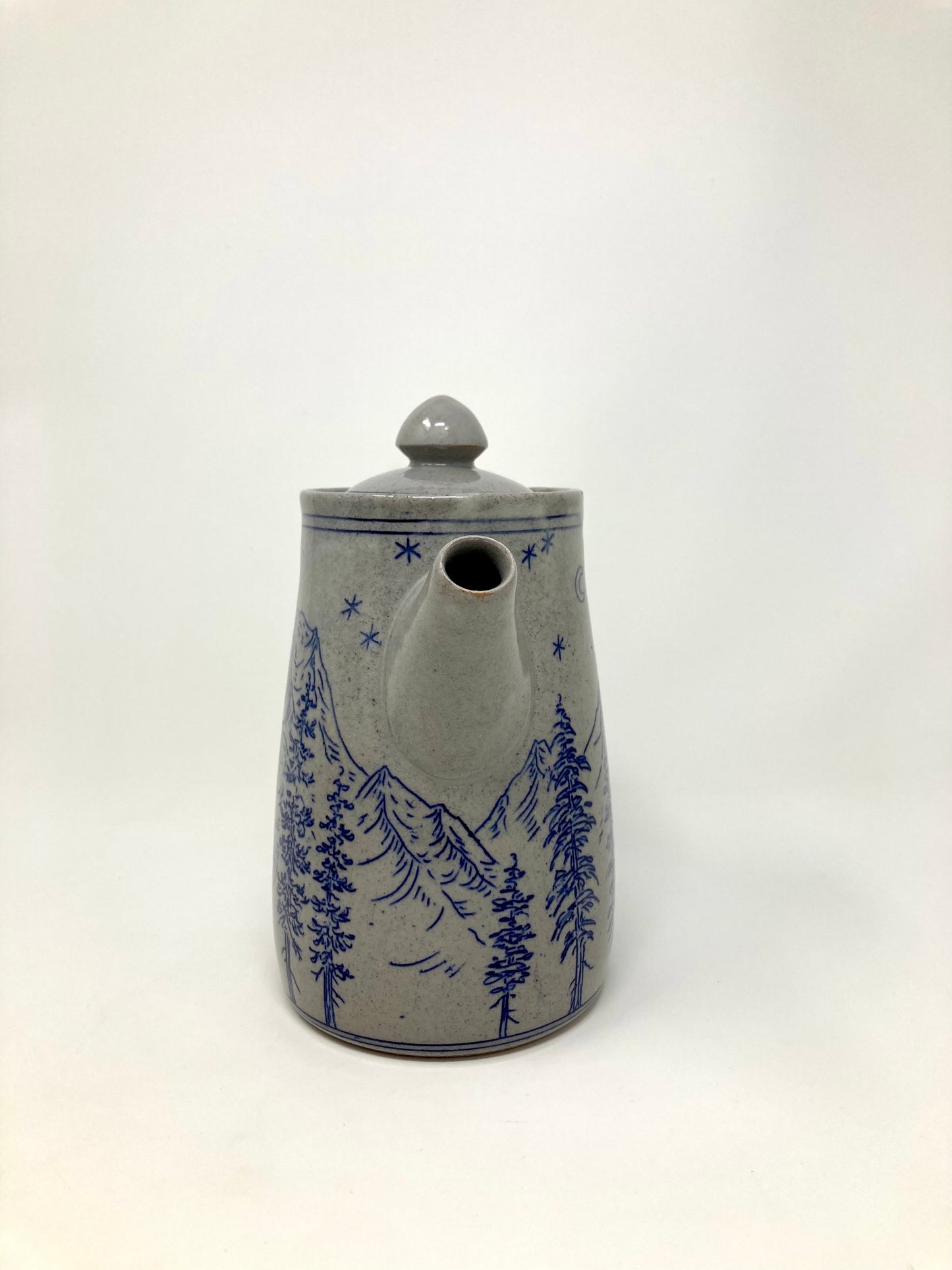 Mountain Landscape Teapot