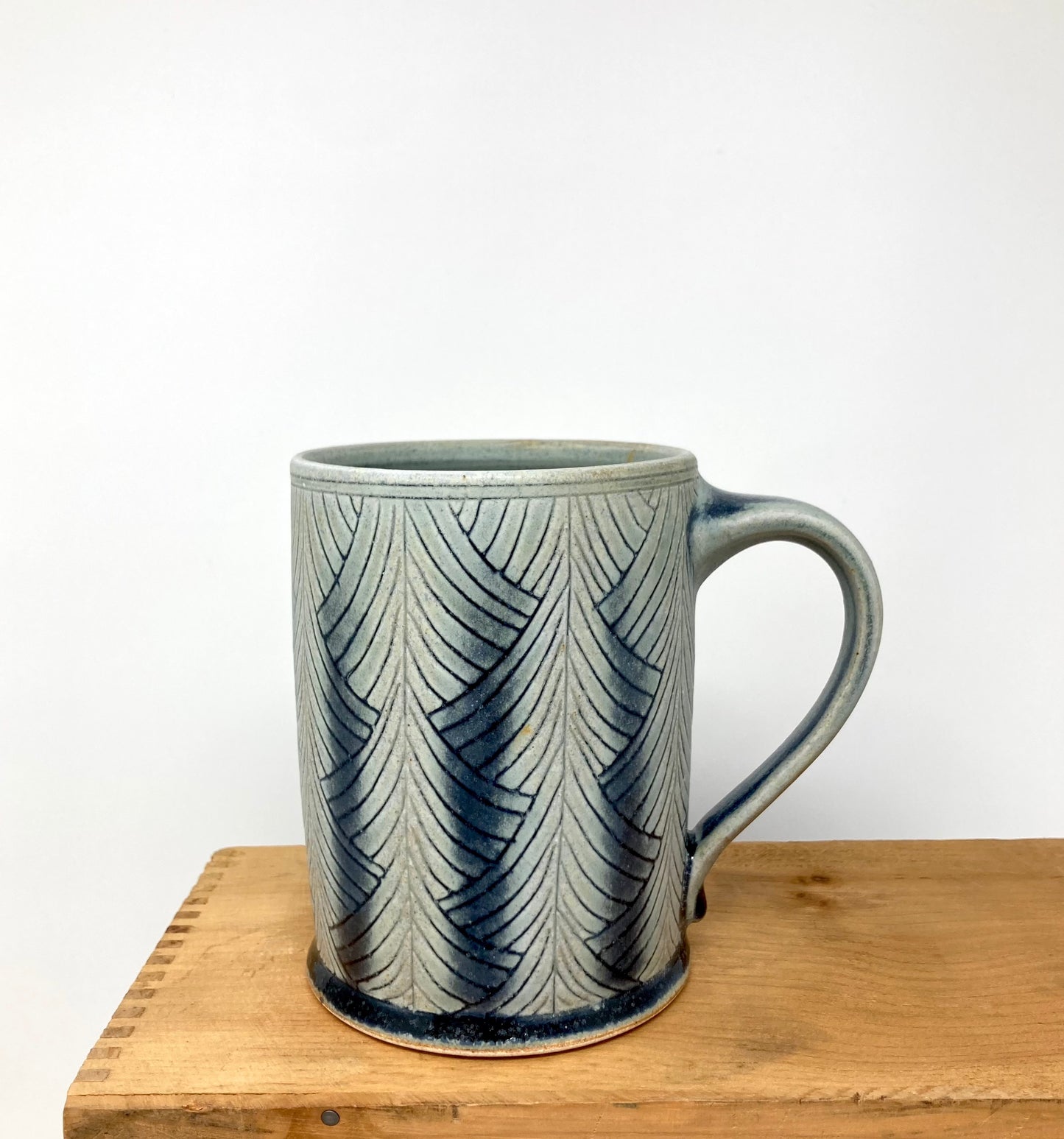 Herringbone Mug in Blue Ridge