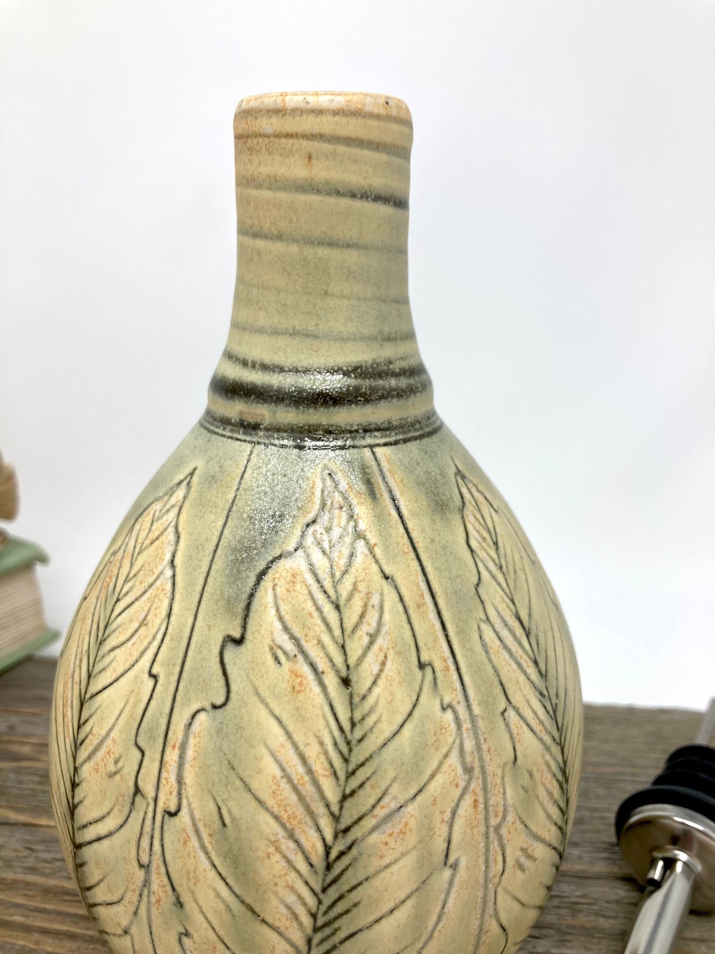 Leaf Oil Bottle in Goldenrod