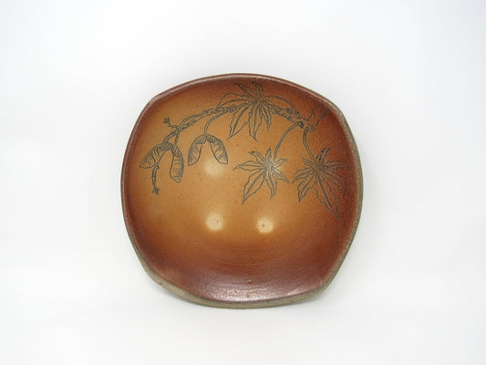 Wood Fired Maple Plate #2