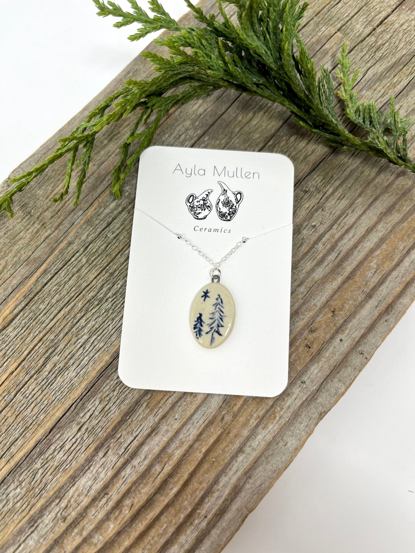 Tree Pendant on Sterling Silver