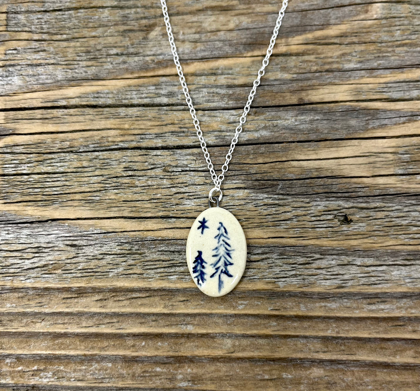 Tree Pendant on Sterling Silver