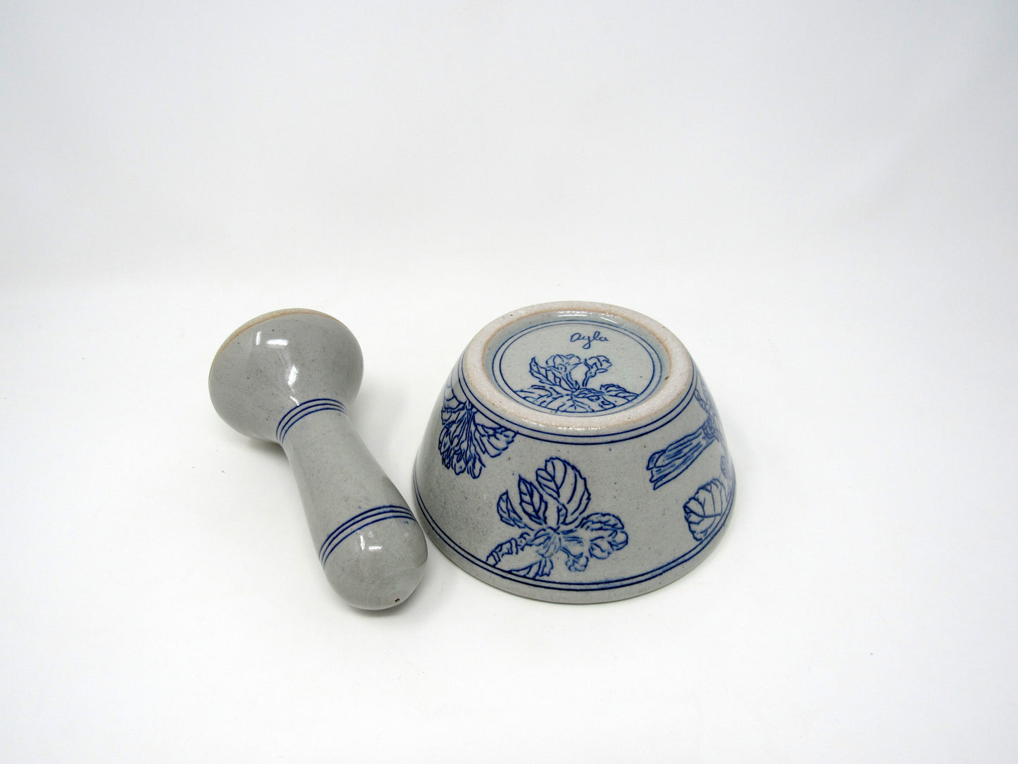 Chickadee in the Apple Tree Mortar and Pestle