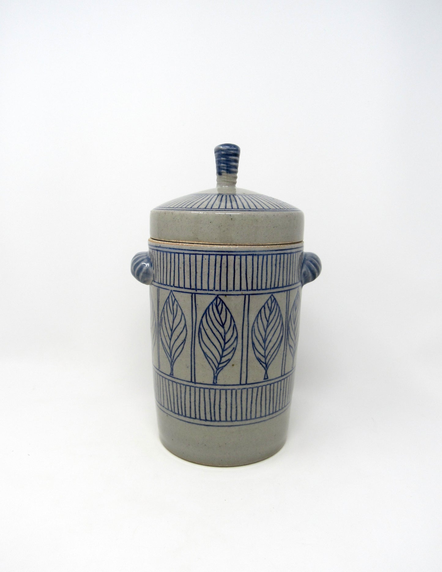 Leaf Pattern Canister, Large