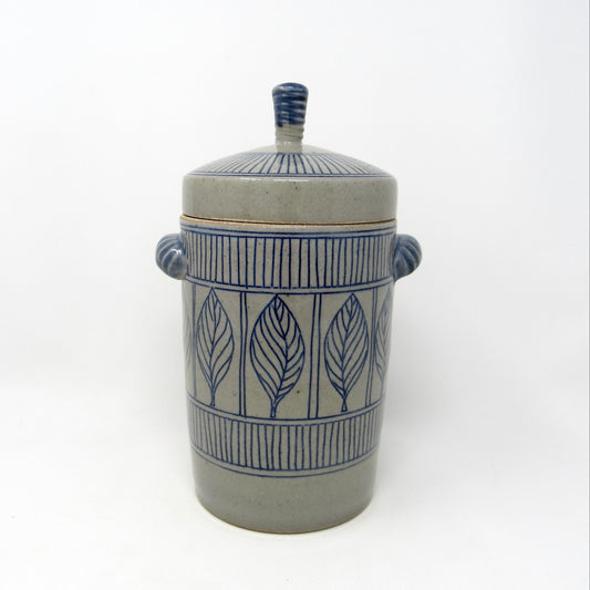 Leaf Pattern Canister, Large