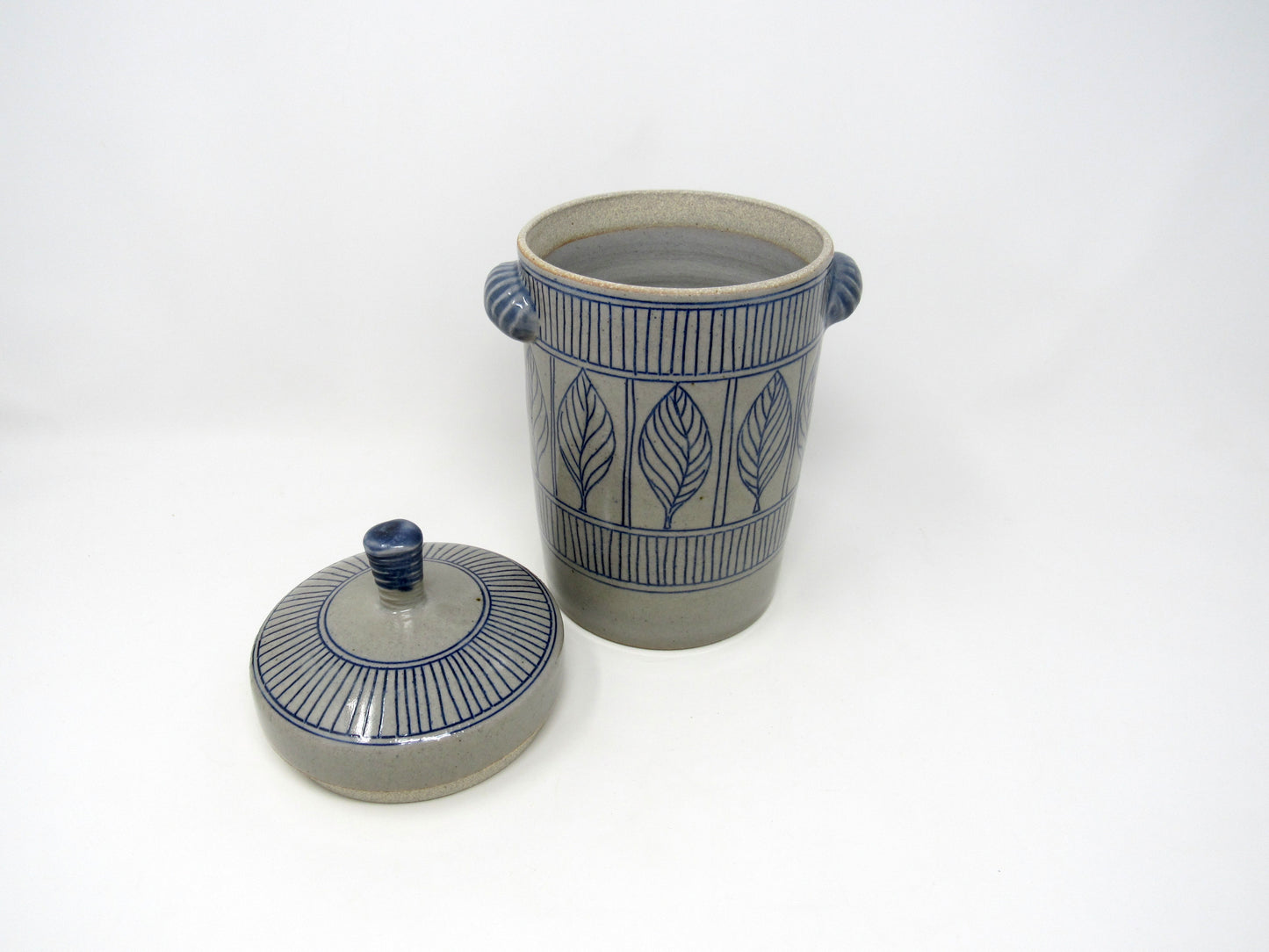 Leaf Pattern Canister, Large