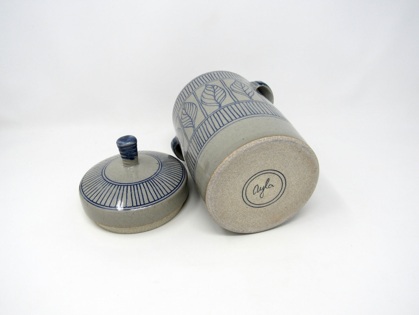 Leaf Pattern Canister, Large