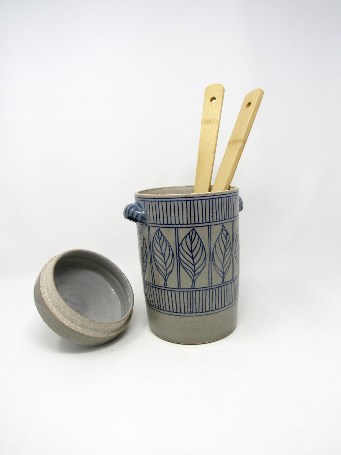 Leaf Pattern Canister, Large