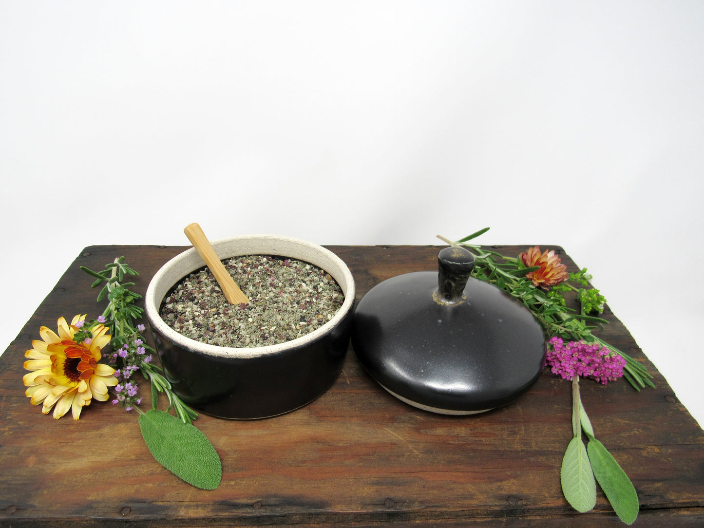 Salt Jar and Seasoning Salt Set #9 (Collab with Nettles and Petals NW)