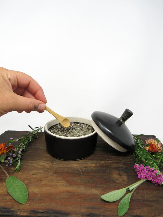 Salt Jar and Seasoning Salt Set #9 (Collab with Nettles and Petals NW)