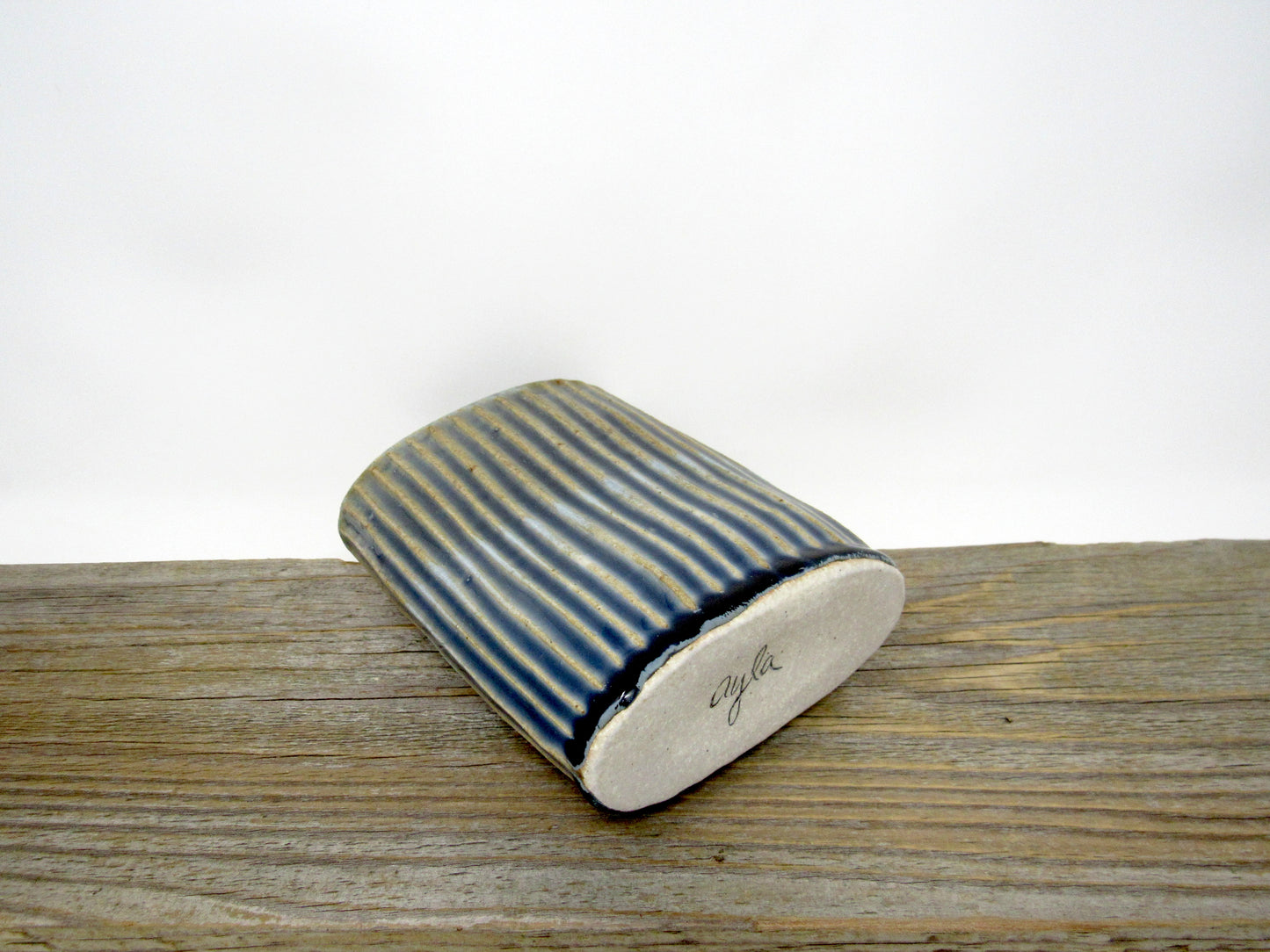 Faceted Envelope Vase #1
