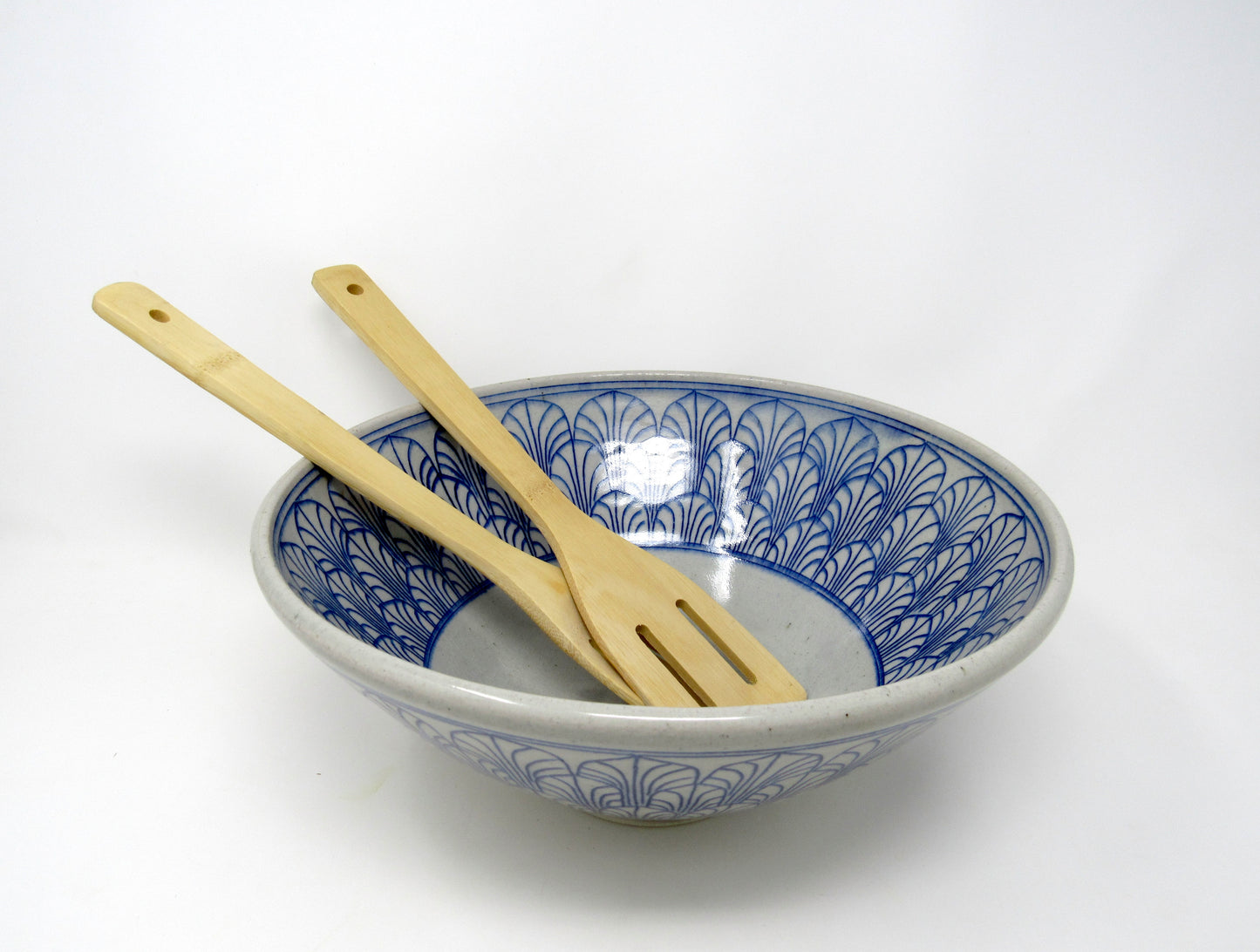 Large Art Deco Arches Serving Bowl