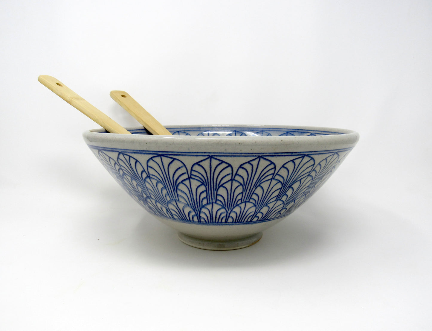 Large Art Deco Arches Serving Bowl