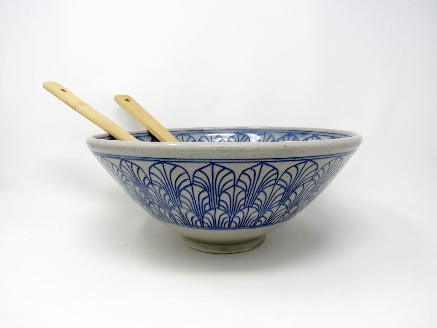 Large Art Deco Arches Serving Bowl
