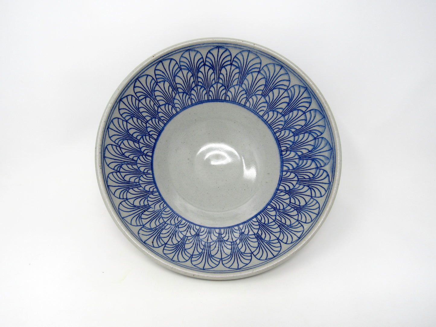 Large Art Deco Arches Serving Bowl