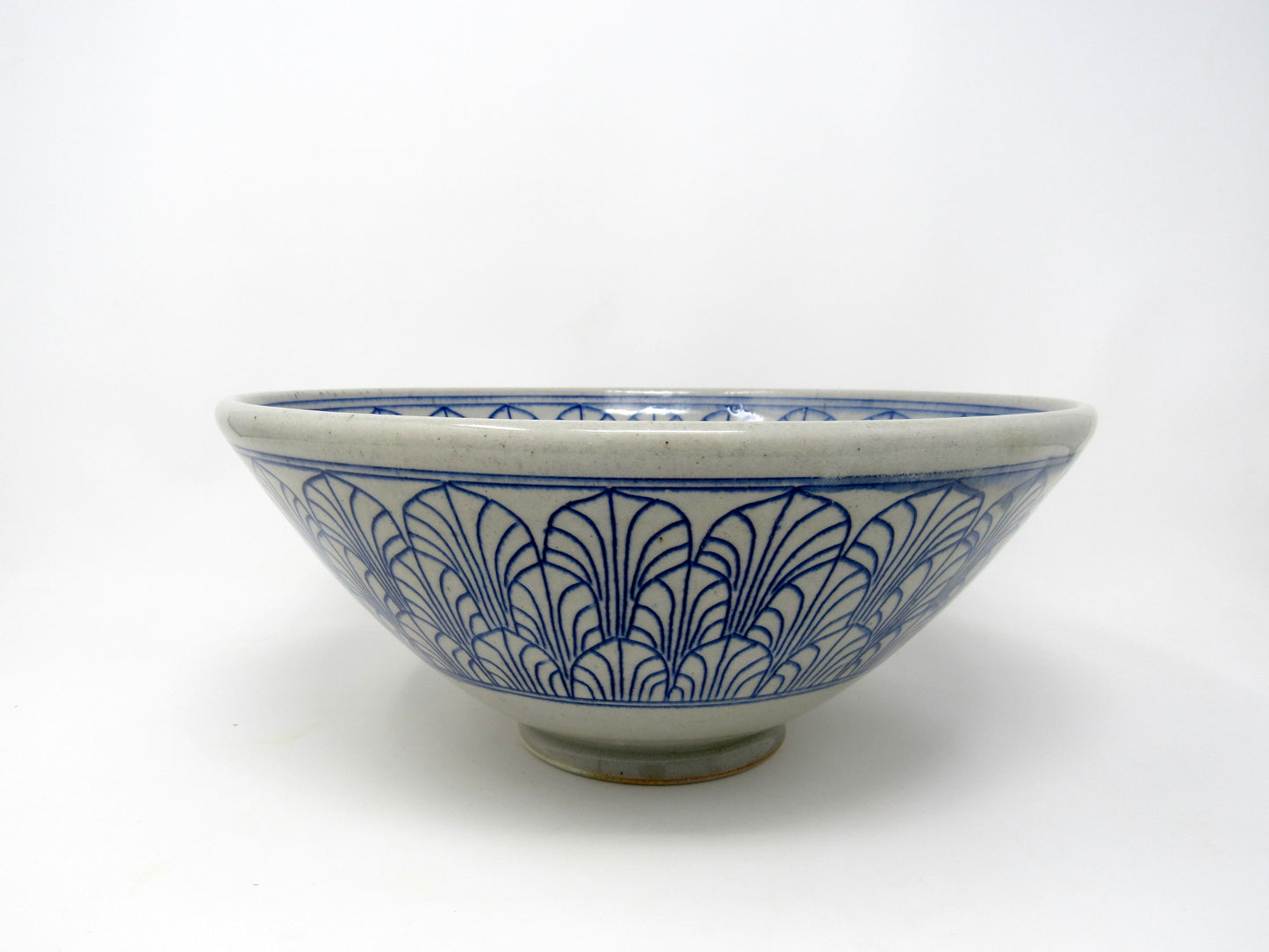 Large Art Deco Arches Serving Bowl