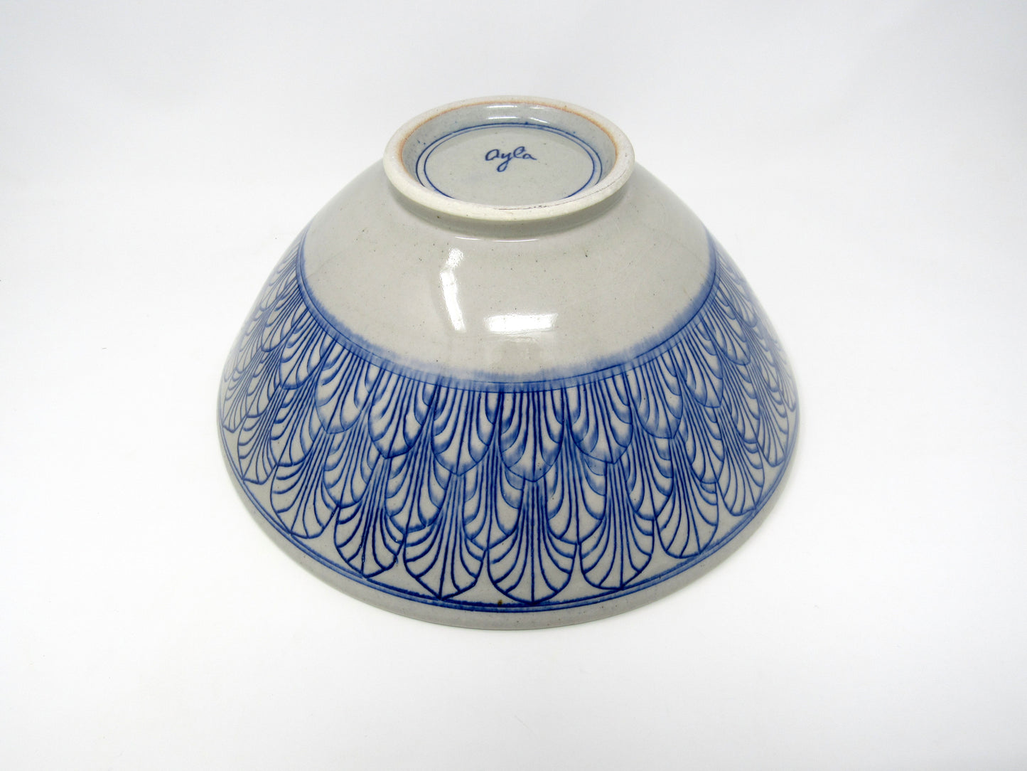 Large Art Deco Arches Serving Bowl