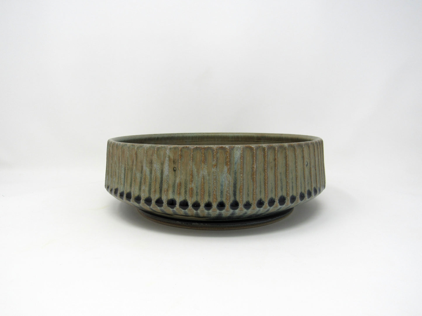 Fluted Serving Bowl in Blue Ridge