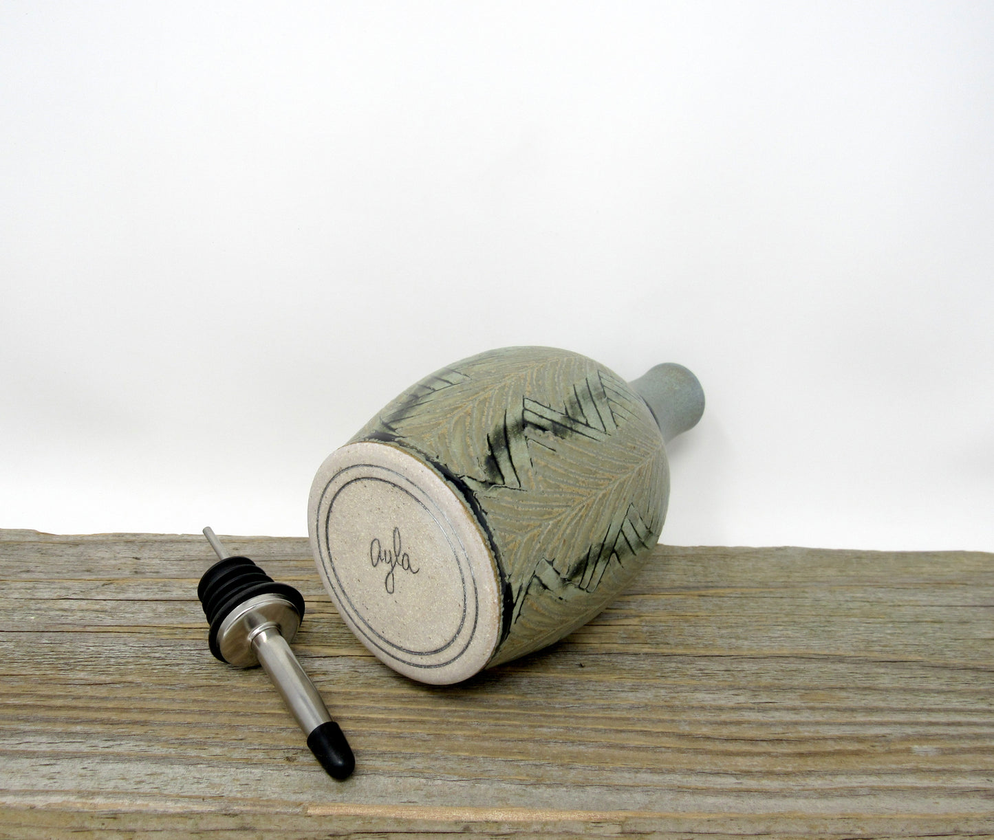 Herringbone Oil Bottle