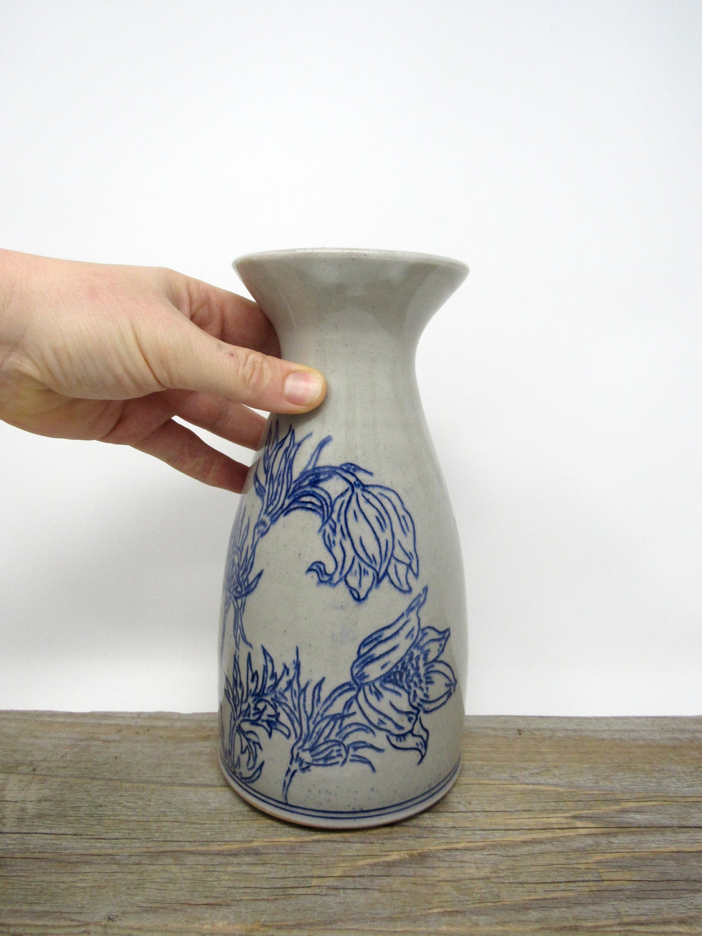 Pasqueflower Decanter Vase