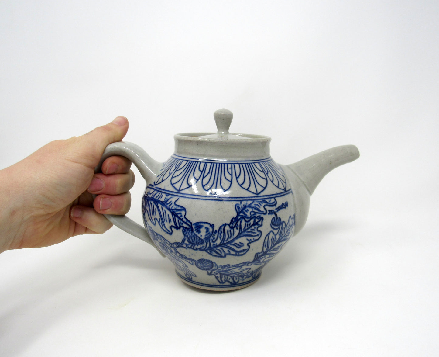 Oak and Acorn Teapot