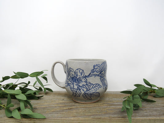 Curvy Wild Rose Mug #1