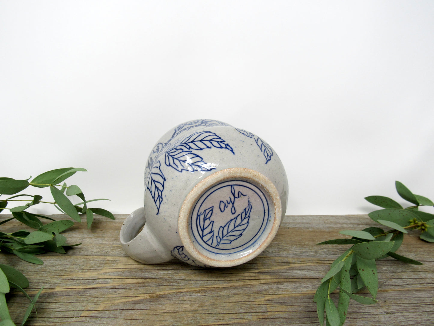 Curvy Wild Rose Mug #1