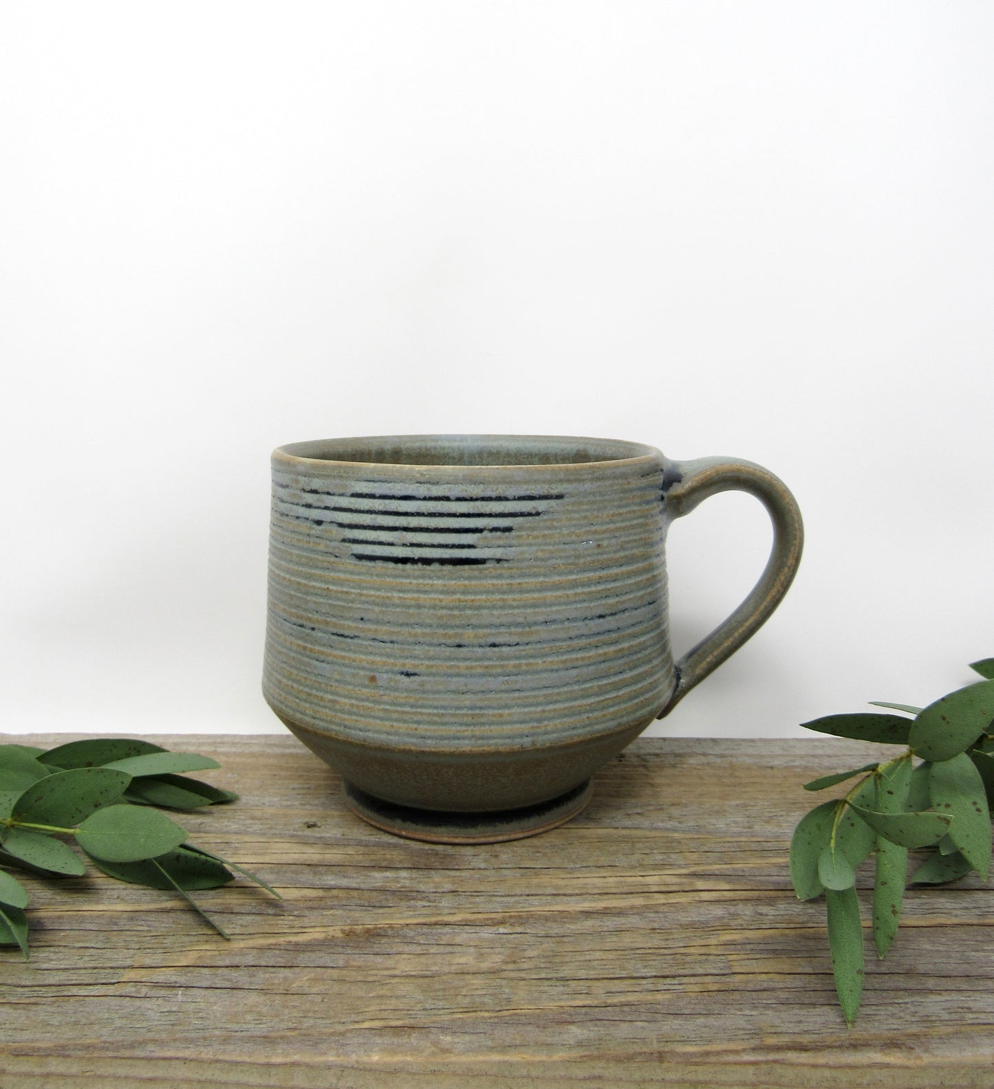 Striped Mug in Blue Ridge
