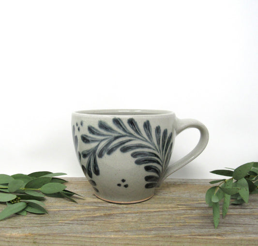 Brushwork Pattern Diner Mug