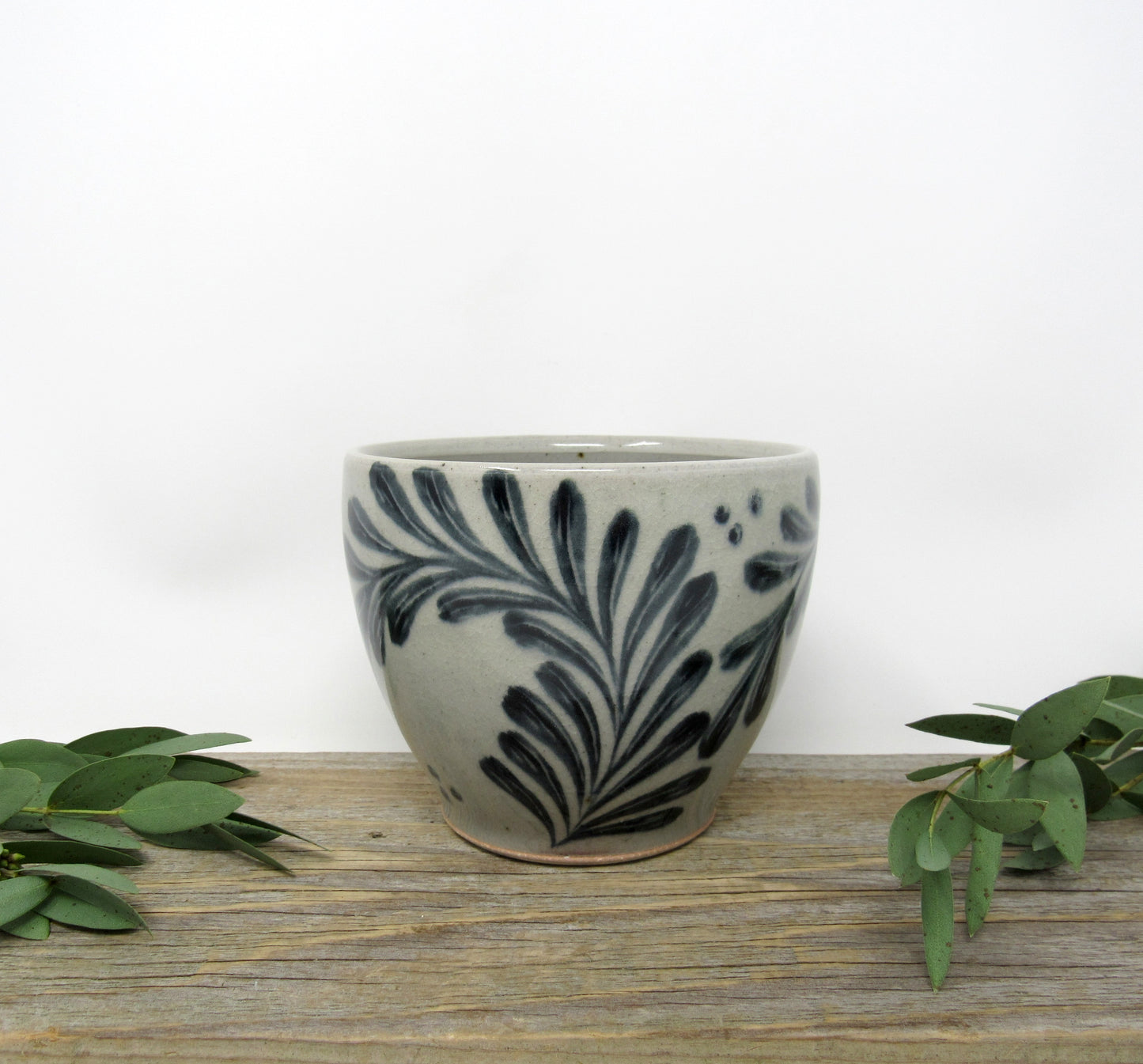Brushwork Pattern Diner Mug