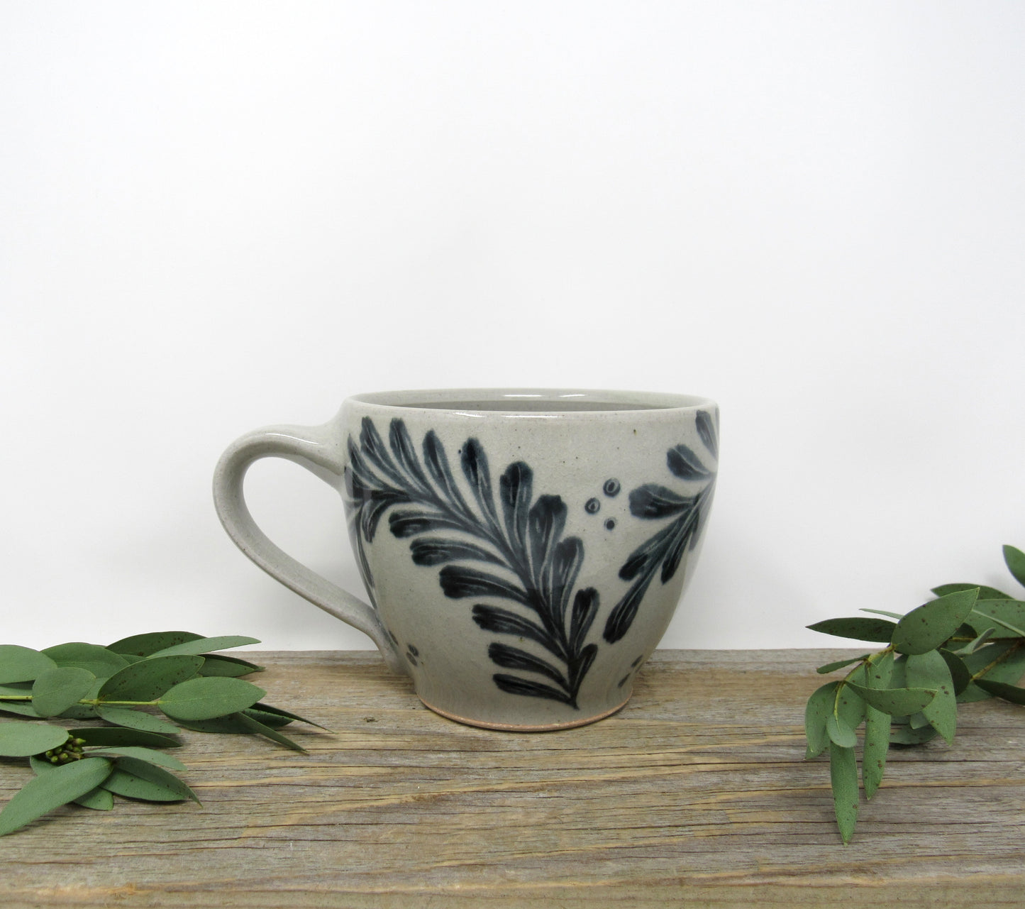 Brushwork Pattern Diner Mug
