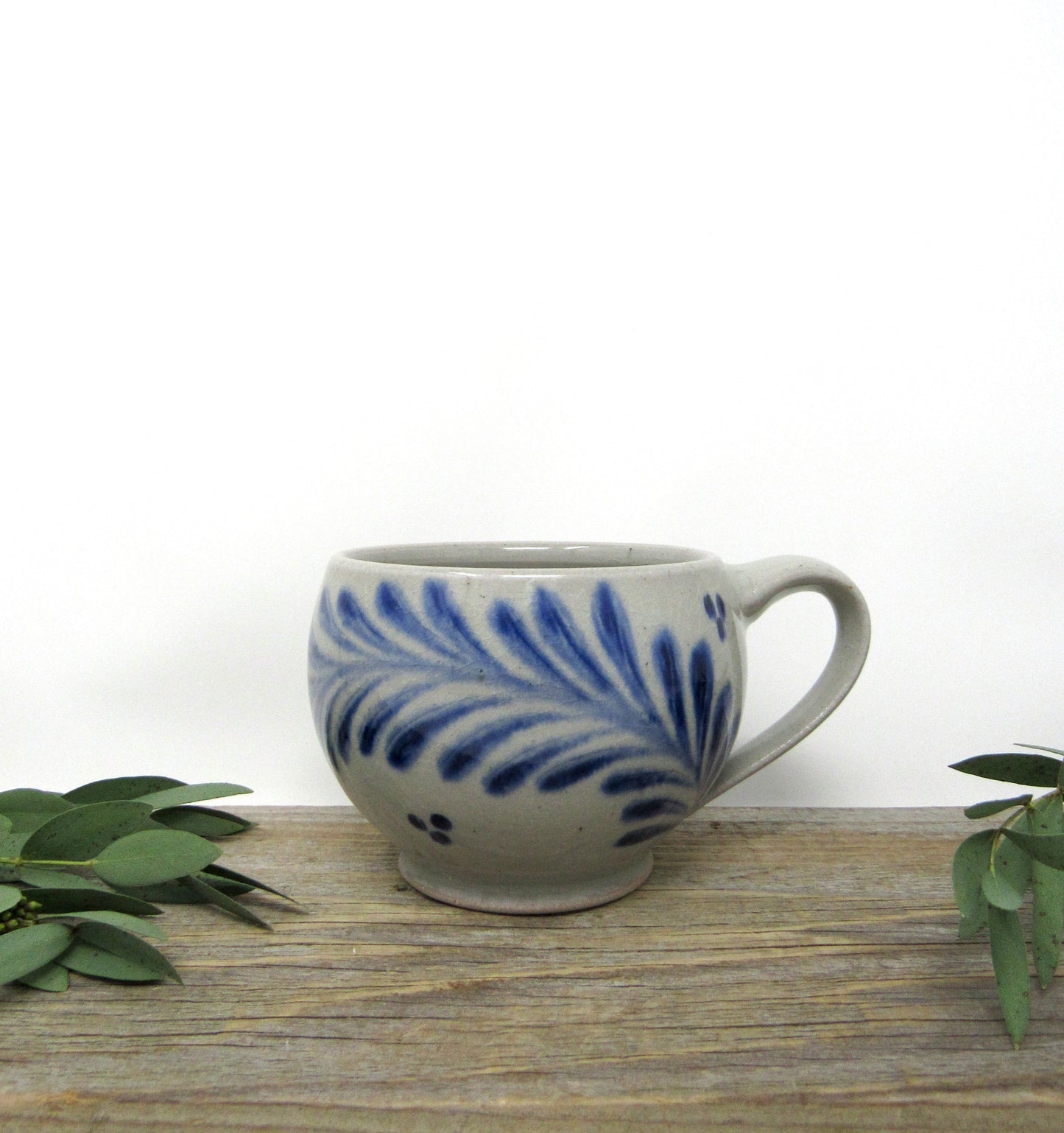 Brushwork Pattern Short Mug