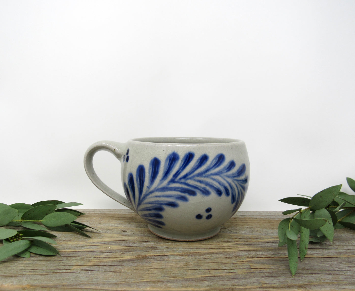 Brushwork Pattern Short Mug