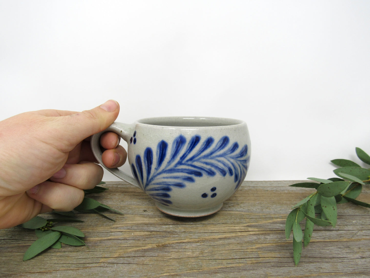 Brushwork Pattern Short Mug