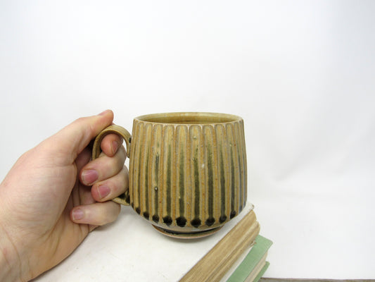 Fluted Mug in Goldenrod