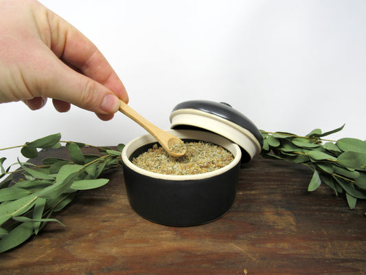 Salt Jar and Seasoning Salt Set #19 (Collab with Nettles and Petals NW)