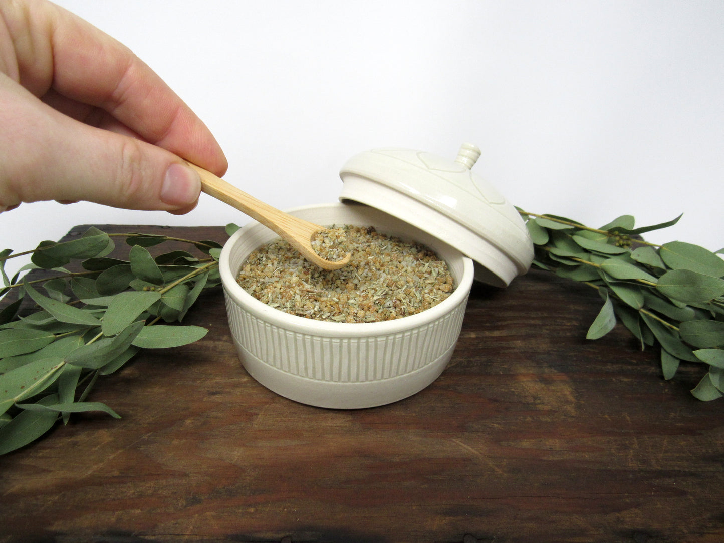 Salt Jar and Seasoning Salt Set #23 (Collab with Nettles and Petals NW) **Second**