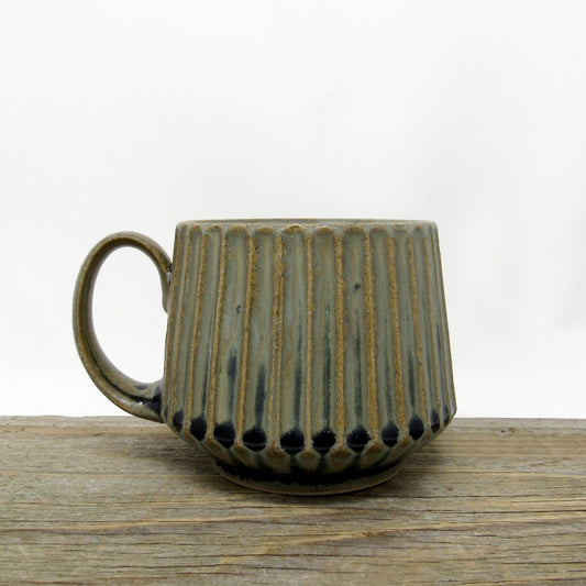 Fluted Mug in Blue Ridge #2