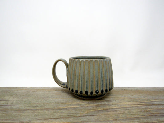 Fluted Mug in Blue Ridge #1