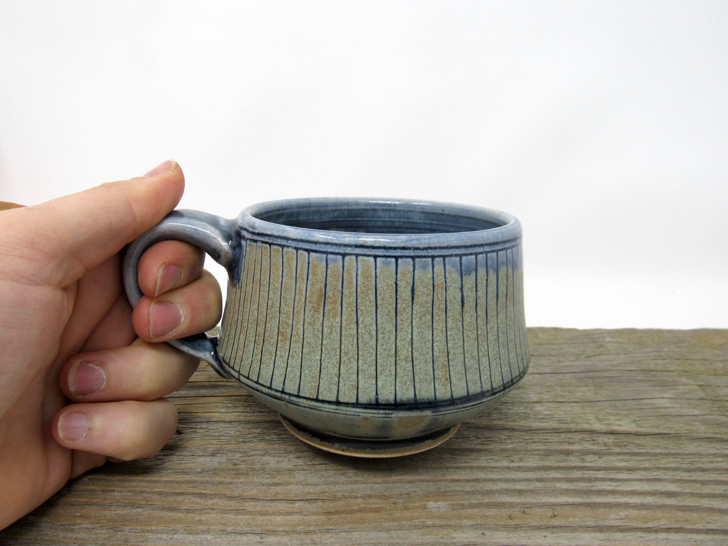 Striped Mug #1 in Blue Ridge