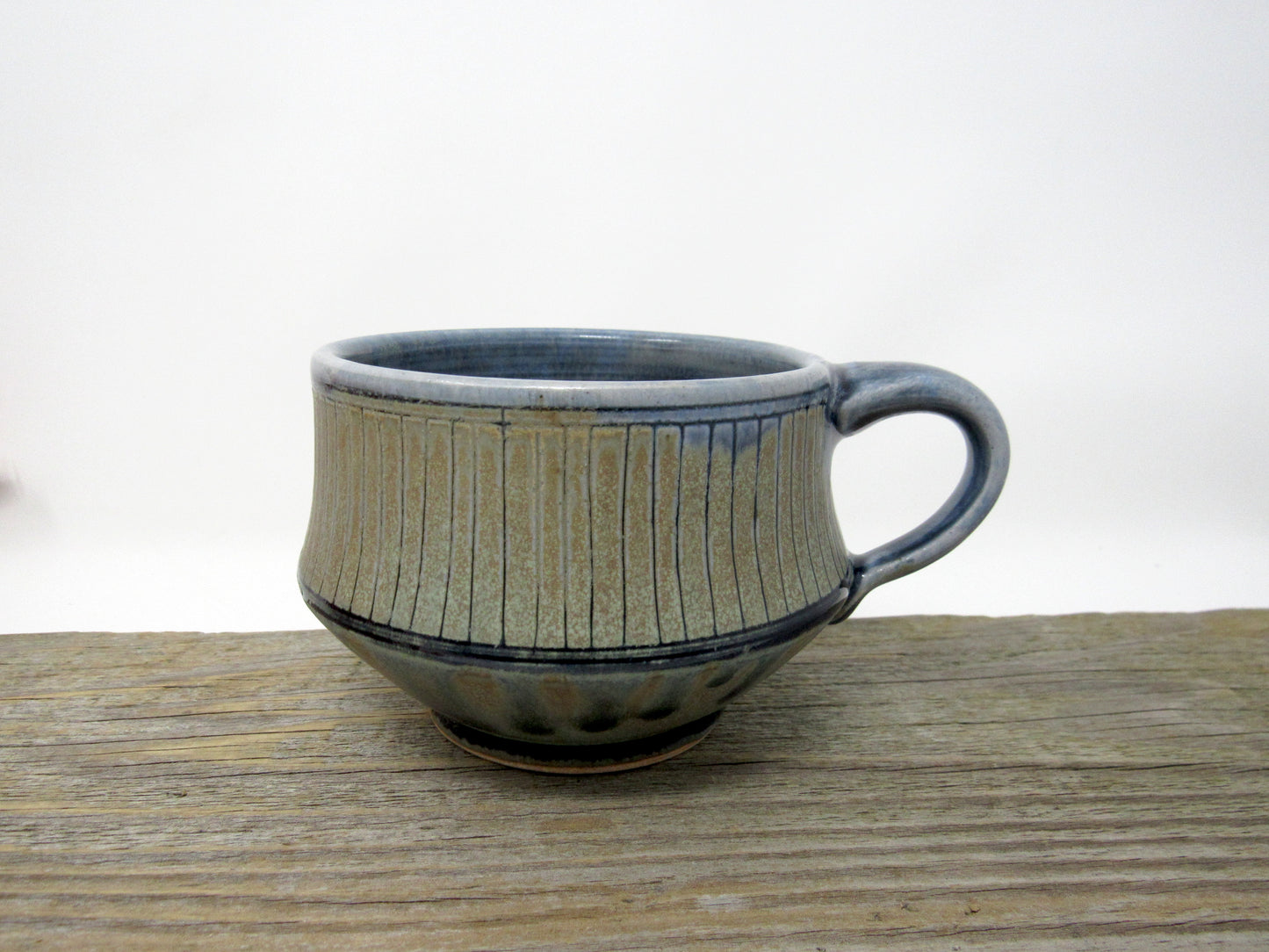 Striped Mug #2 in Blue Ridge