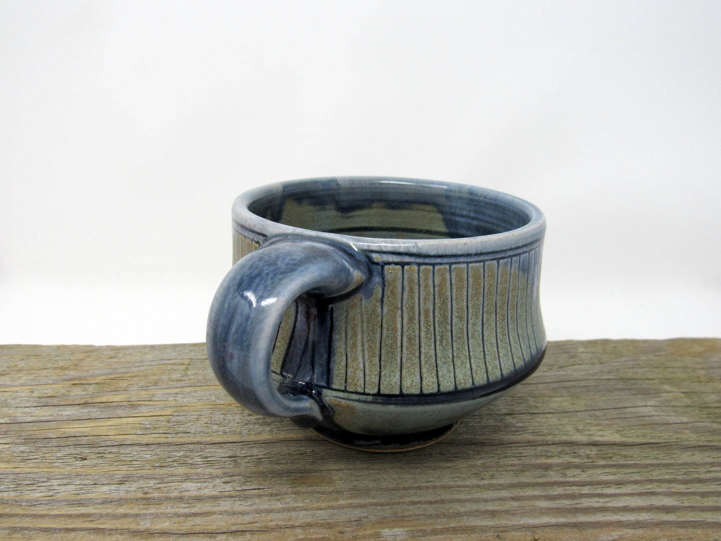 Striped Mug #2 in Blue Ridge