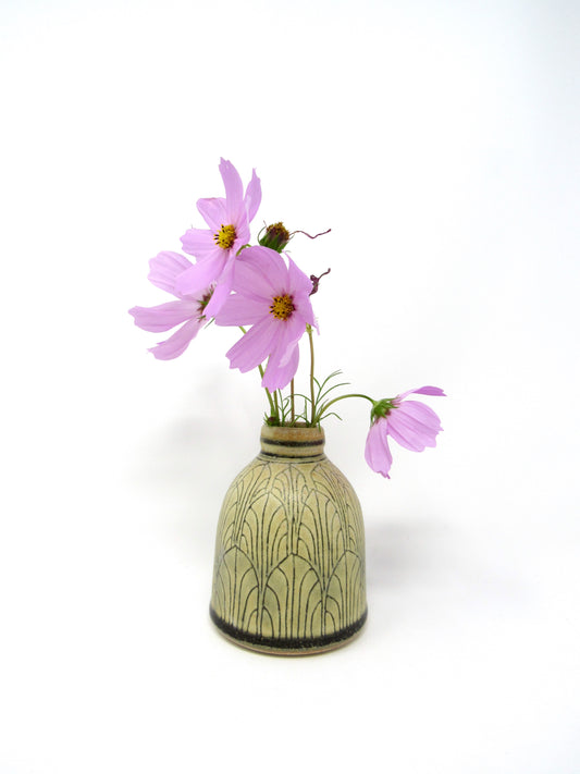 Art Deco Bud Vase in Goldenrod