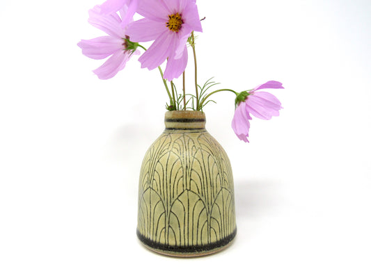 Art Deco Bud Vase in Goldenrod