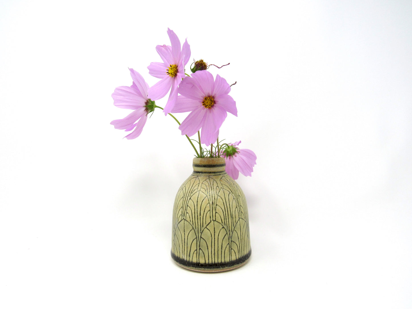 Art Deco Bud Vase in Goldenrod