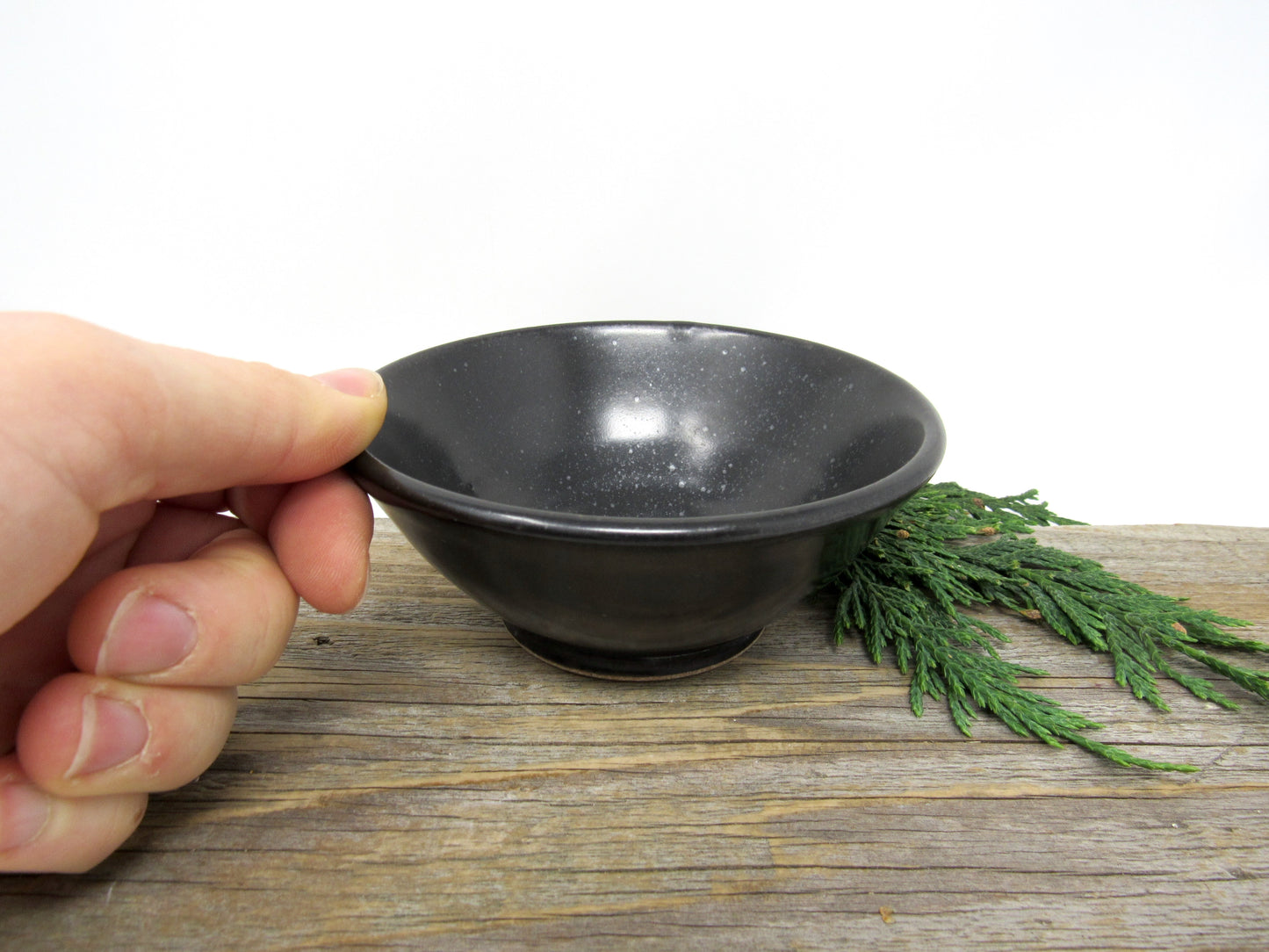 Tiny Snack Bowl in Matte Black