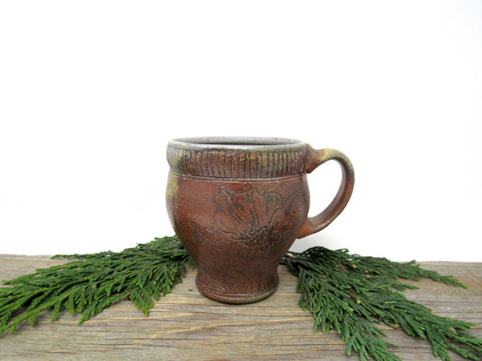 Curvy Wood Fired Mug #2