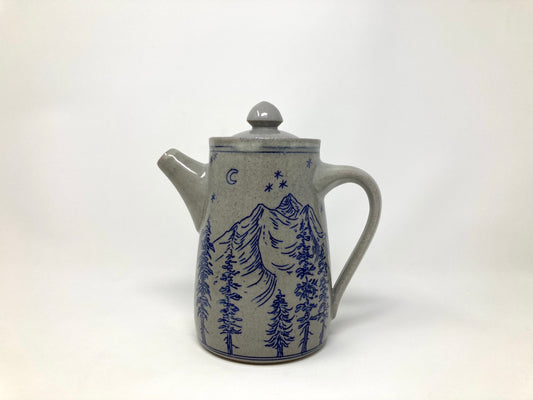 Mountain Landscape Teapot